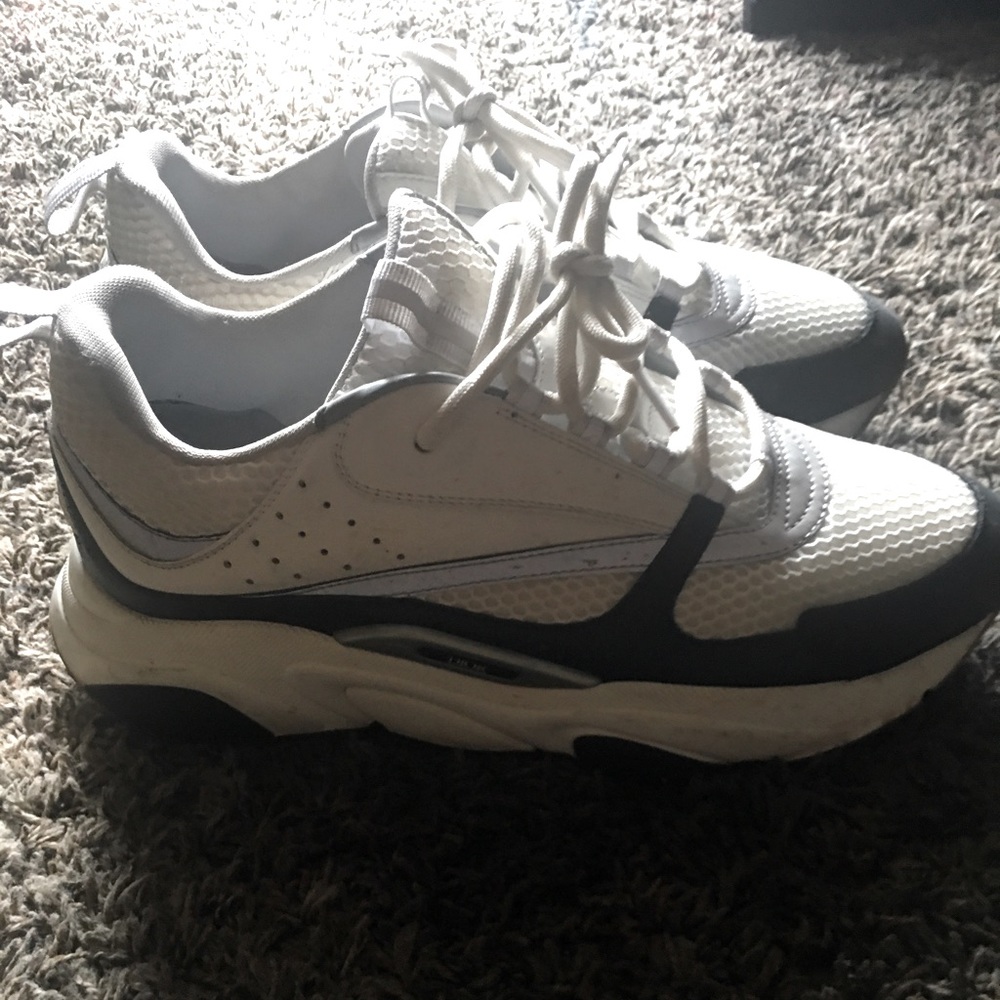 Dior white black and grey